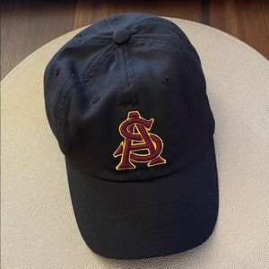 New ASU Black Ball Cap